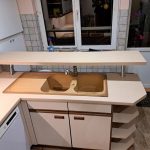 Rénovation cuisine en adhésif effet bois à Schiltigheim près de Bischheim