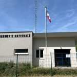 Vitrophanie anti UV, anti chaleur, légèrement fumé pour la gendarmerie de Wolfisheim